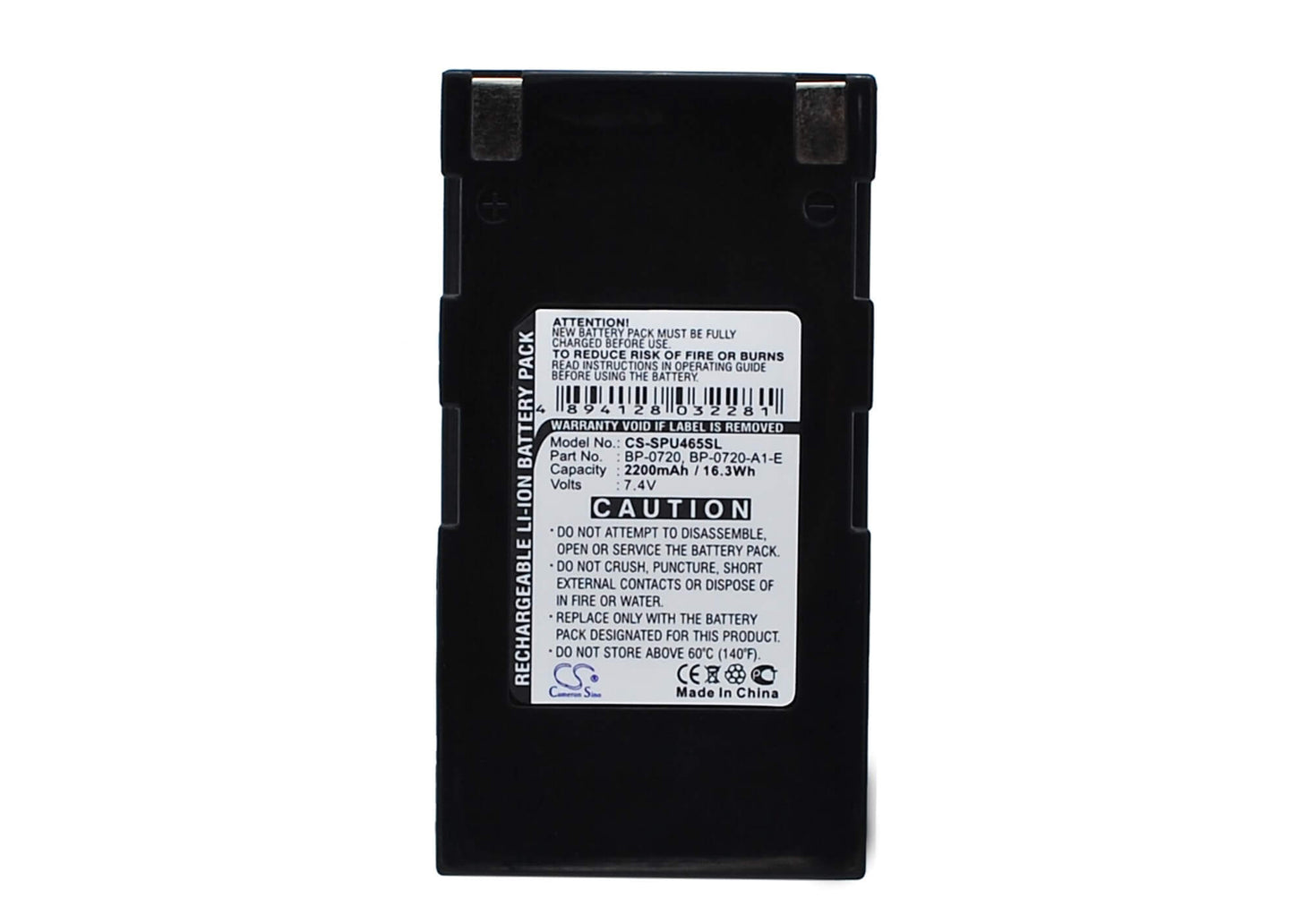 Portable Printer 7.4V, 2200mAh, Li-ion Battery fits Seiko, Dpu-s445, Mpu-l465, 16.28Wh