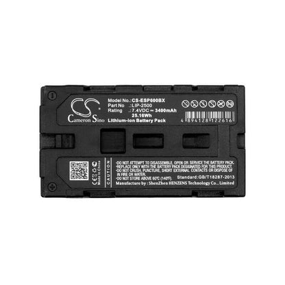 7.4V, 3400mAh, Li-ion Battery fits Epson, Eht-400, Eht-400c, 25.16Wh