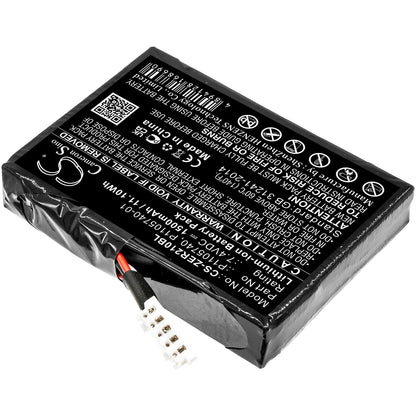 7.4V, 1500mAh, Li-ion Battery fits Zebra, Zq200, Zq210, 11.1Wh