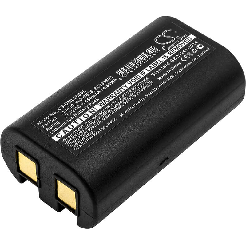 7.4V, 650mAh, Li-ion Battery fits Dymo, 260p, 280, 4.81Wh