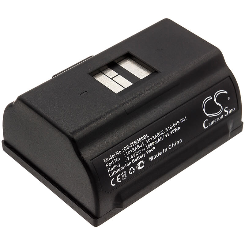 CS-ITR200BL, Portable Printer 7.4V, 1500mAh, Li-ion Battery fits Intermec, Pr2, Pr3, 11.1Wh