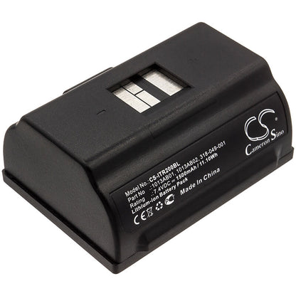 CS-ITR200BL, Portable Printer 7.4V, 1500mAh, Li-ion Battery fits Intermec, Pr2, Pr3, 11.1Wh