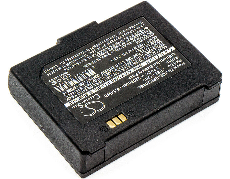 3.7V, 2200mAh, Li-ion Battery fits Bixolon, Spp-r200, Spp-r200/ii, 8.14Wh