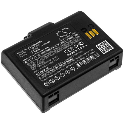 7.4V, 1100mAh, Li-ion Battery fits Brother, Rj-2035b, Rj-2055wb, 8.14Wh