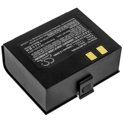 7.4V, 1200mAh, Li-ion Battery fits Way Systems, Mtt 1510 Printer, Way-s, 8.88Wh