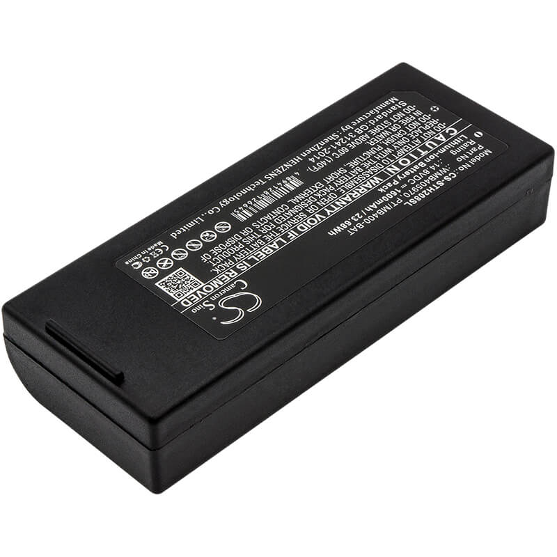 14.8V, 1600mAh, Li-ion Battery fits Sato, Mb400i, Mb410i, 23.68Wh