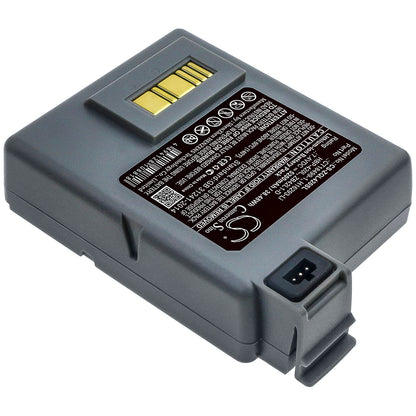 7.4V, 5200mAh, Li-ion Battery fits Zebra, P4t, Rp4, 38.48Wh