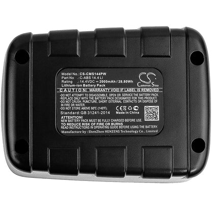 14.4V, 2000mAh, Li-ion Battery fits Cmi, C-as 14.4, 28.8Wh