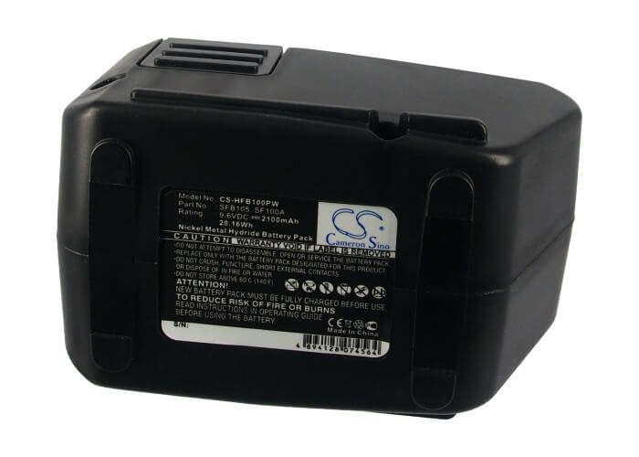 9.6V, 2100mAh, Ni-MH Battery fits Hilti, Sf100a, Sfb105, 20.16Wh