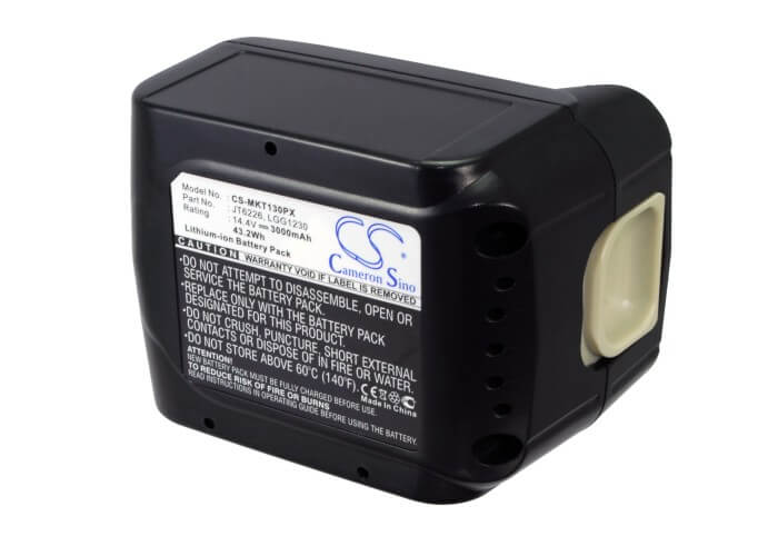 14.4V, 3000mAh, Li-ion Battery fits Makita, Bbo140, Bcf050, 43.2Wh