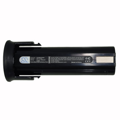 2.4V, 1500mAh, Ni-MH Battery fits Milwaukee, 6538-1, 6539-1, 3.6Wh