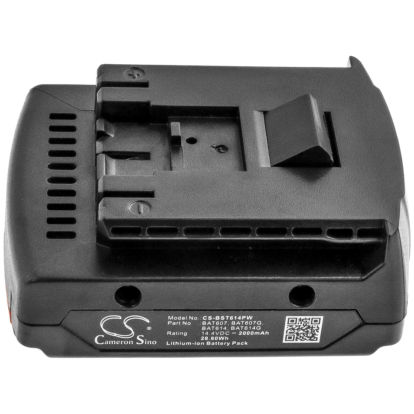 14.4V, 2000mAh, Li-ion Battery fits Bosch, Ddb180-02, Gdr 1080-li, 28.8Wh