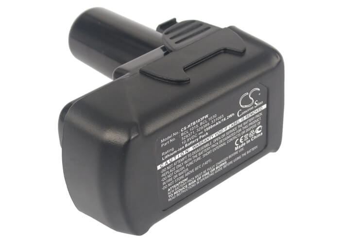 10.8V, 1500mAh, Li-ion Battery fits Hitachi, Cj10dl, Cr 10dl, 16.2Wh