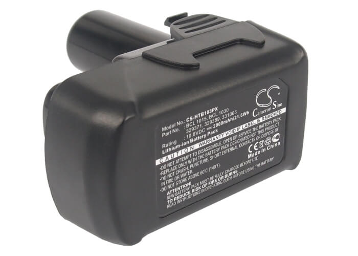 10.8V, 2000mAh, Li-ion Battery fits Hitachi, Cj10dl, Cr 10dl, 21.6Wh