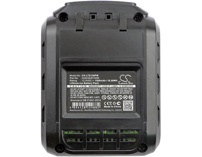 12.0V, 1500mAh, Li-ion Battery fits Lux-tools, Abs-12-li, 18Wh