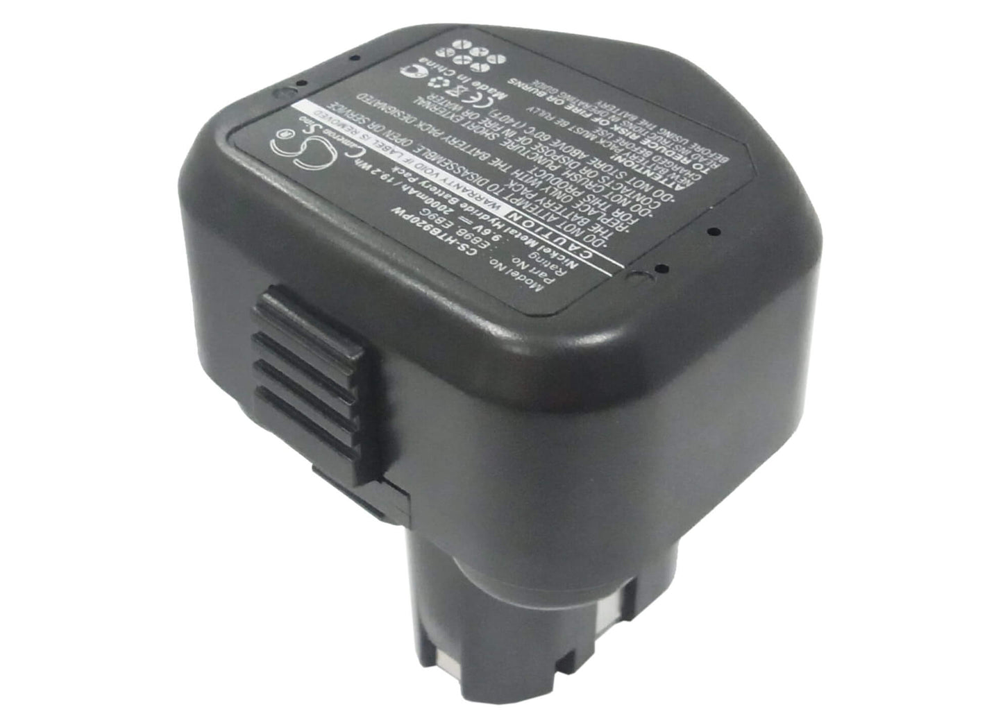 9.6V, 2000mAh, Ni-MH Battery fits Hitachi, Ck 12d, Ck 12dy, 19.2Wh
