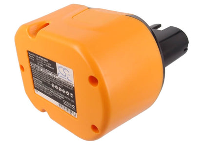 12.0V, 2100mAh, Ni-MH Battery fits Ryobi, Bid1211, Ccd1201, 25.2Wh