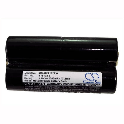 4.8V, 1500mAh, Ni-MH Battery fits Makita, 6041d, 6041dw, 7.2Wh