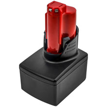 12.0V, 6000mAh, Li-ion Battery fits Milwaukee, 2207-20, 2207-21, 72Wh