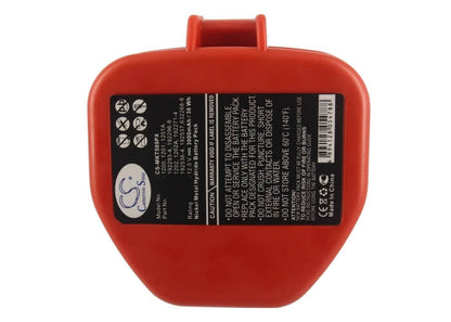12.0V, 3000mAh, Ni-MH Battery fits Makita, 5091d, 5091dwg, 36Wh