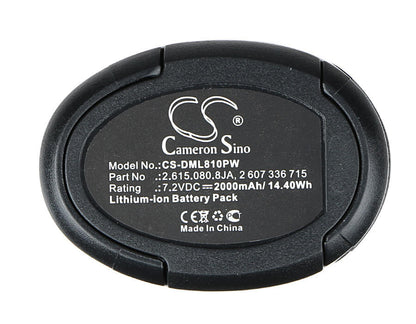 7.2V, 2000mAh, Li-ion Battery fits Dremel, 8100, 8100 Cordless Multi-tool, 14.4Wh