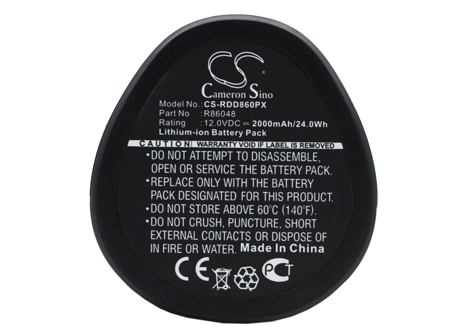 12.0V, 2000mAh, Li-ion Battery fits Aeg, Bbs 12c, Bll 12c, 24Wh
