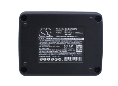 12.0V, 4000mAh, Li-ion Battery fits Bosch, 12-volt Max Tools, All 12v Max Pod Battery Style, 48Wh