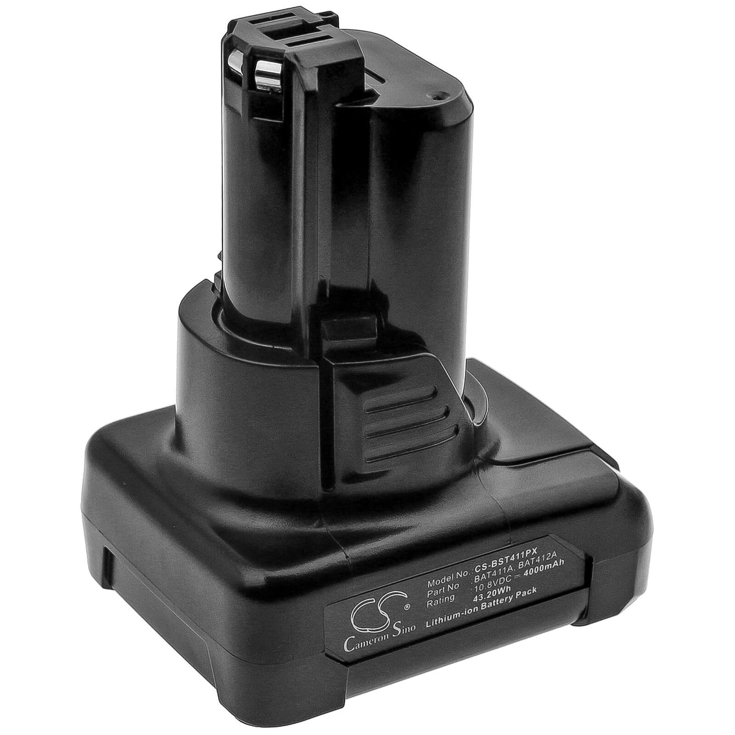 10.8V, 4000mAh, Li-ion Battery fits Bosch, Bosch Gwi 10.8 V-li, Bosch Gwb 10.8-li, 43.2Wh