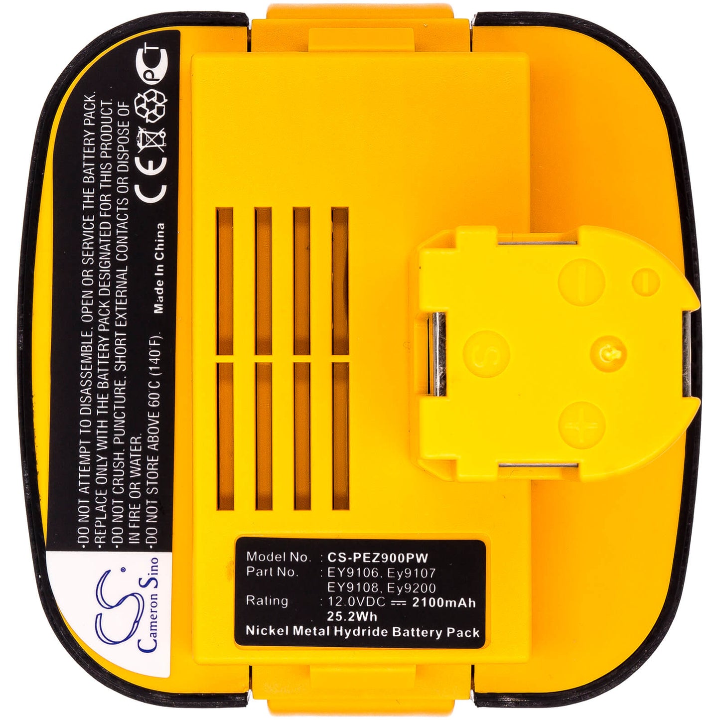 12.0V, 2100mAh, Ni-MH Battery fits Panasonic, Ey3000, Ey3502fqmkw, 25.2Wh