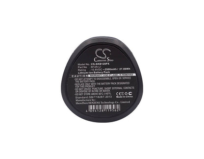 10.8V, 2500mAh, Li-ion Battery fits Skil, 2412-01, 2487-b2, 27Wh