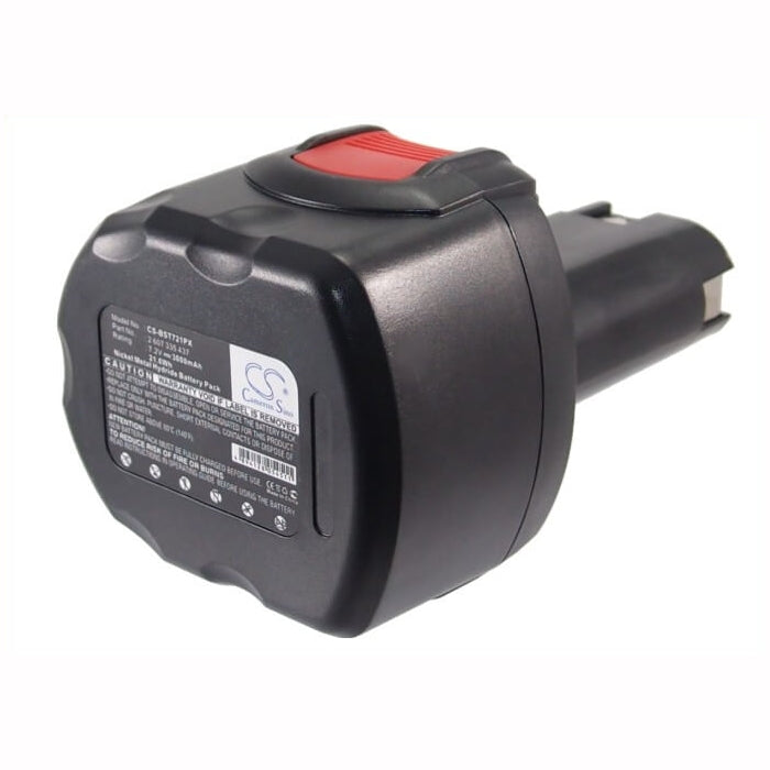 7.2V, 3000mAh, Ni-MH Battery fits Bosch, Gsr 7.2-1, Gsr7.2-1, 21.6Wh