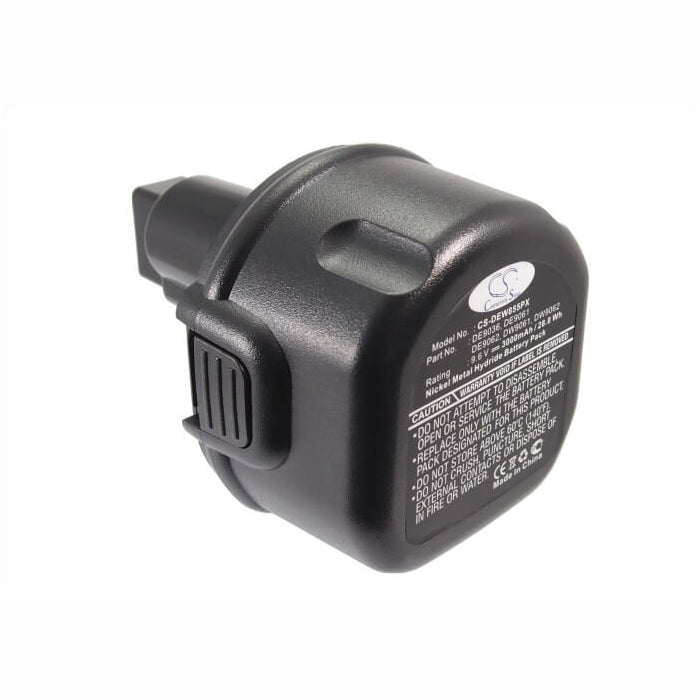 9.6V, 3000mAh, Ni-MH Battery fits Dewalt, 246536, Dc750, 28.8Wh