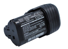 12.0V, 1500mAh, Li-ion Battery fits Worx, H3 Wx382, H3 Wx382.1, 18Wh