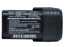 12.0V, 1500mAh, Li-ion Battery fits Rockwell, Rk2510, Rk2510k, 18Wh