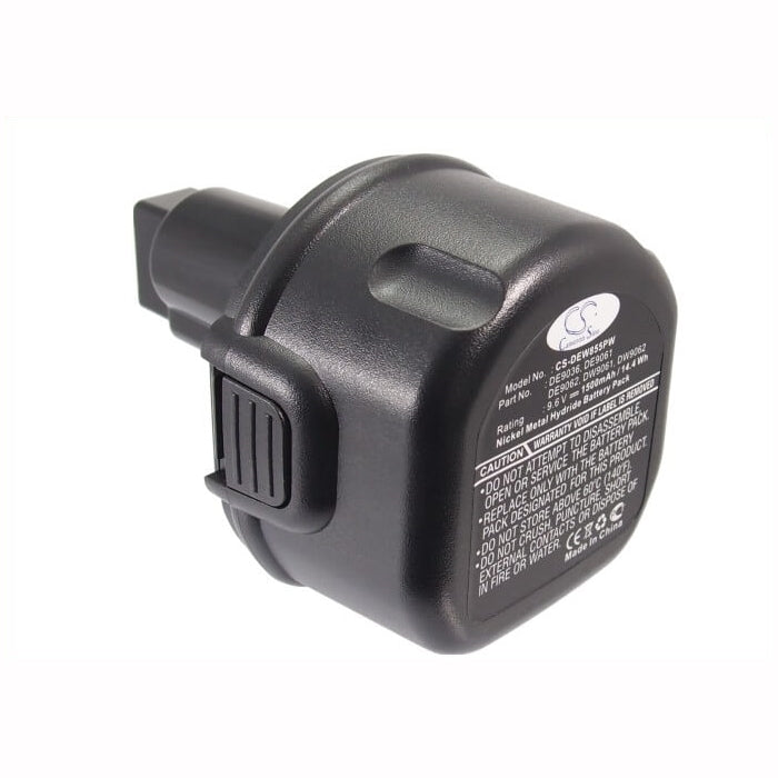 9.6V, 1500mAh, Ni-MH Battery fits Dewalt, 246536, Dc750, 14.4Wh