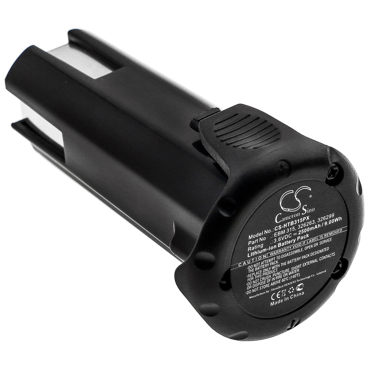 3.6V, 2500mAh, Li-ion Battery fits Hitachi, Db 3dl, Db 3dl2, 9Wh