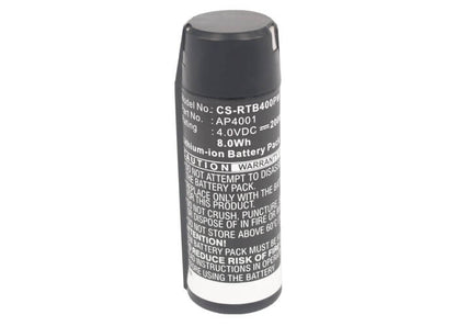 4.0V, 2000mAh, Li-ion Battery fits Ryobi, Ap4302, Ap4700, 8Wh