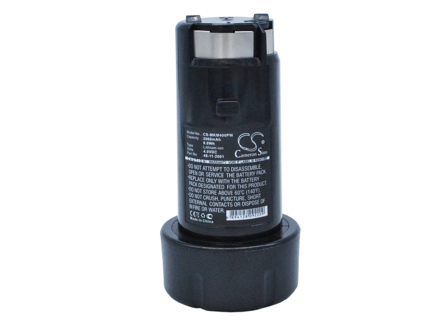 4.0V, 2000mAh, Li-ion Battery fits Milwaukee, M4, M4 1/4", 8Wh