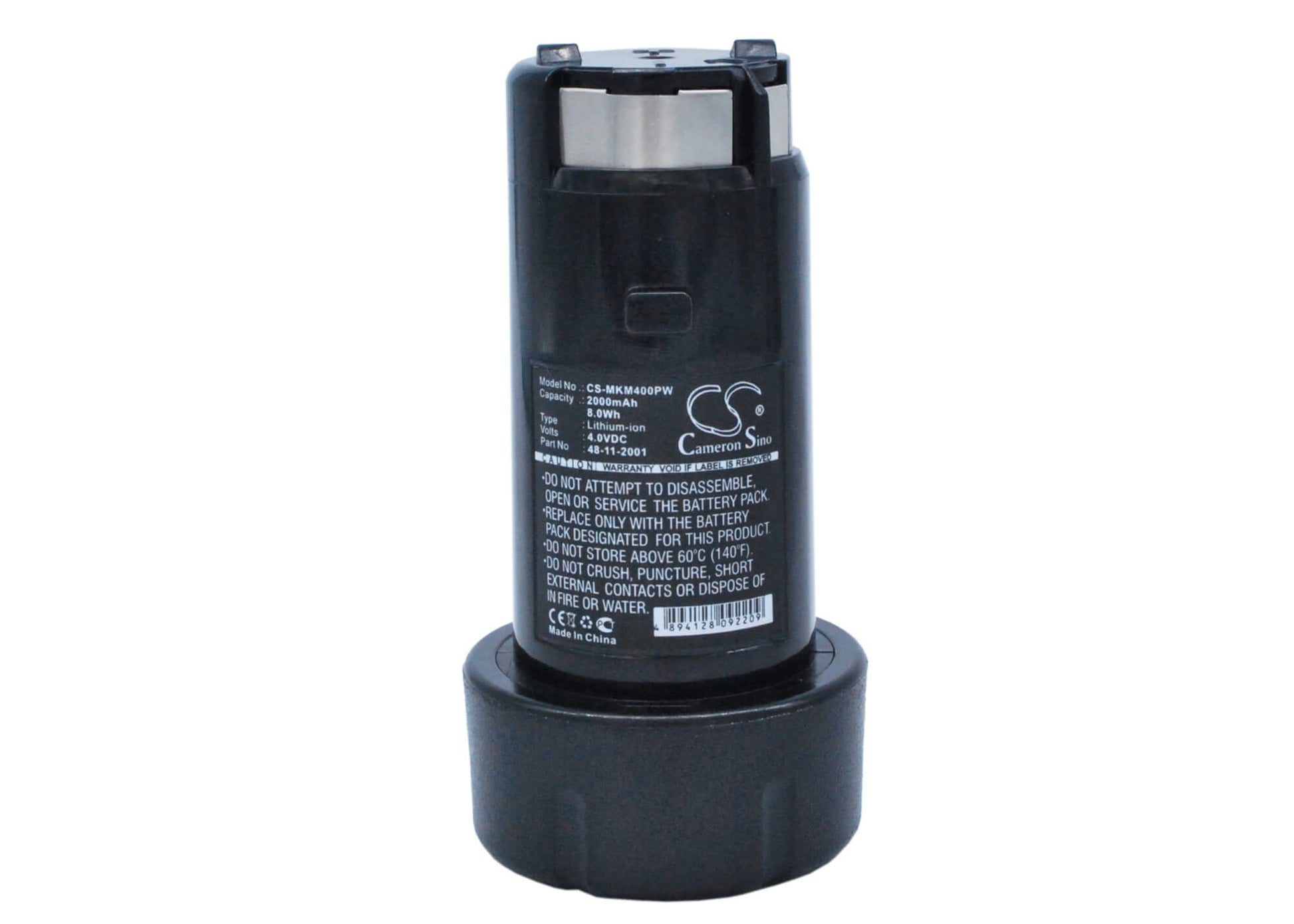 4.0V, 2000mAh, Li-ion Battery fits Milwaukee, M4, M4 1/4", 8Wh