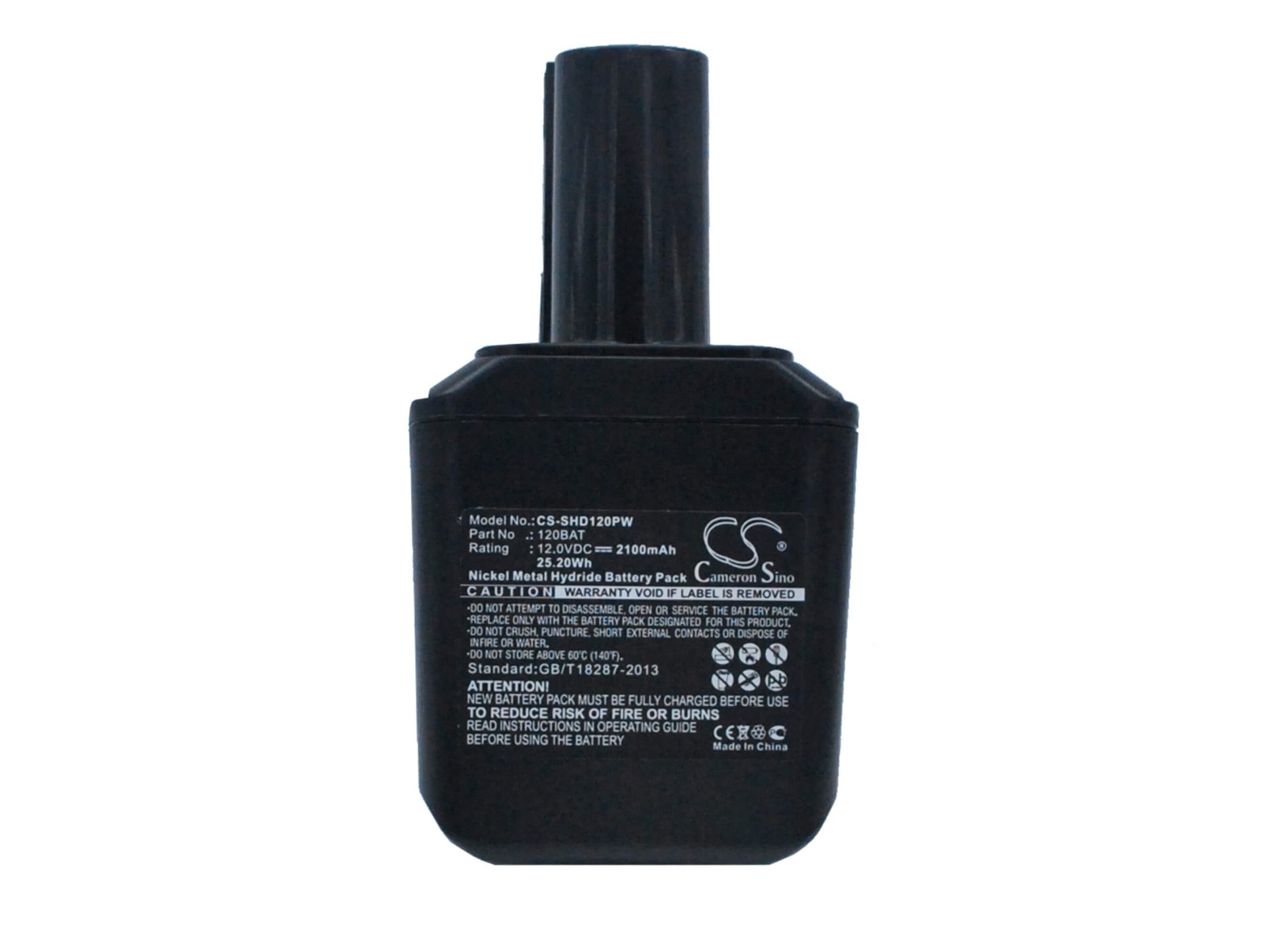 12.0V, 2100mAh, Ni-MH Battery fits Bosch, Gbh 12, Gbh 12v, 25.2Wh