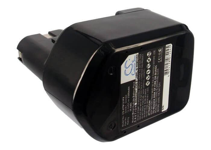 CS-HTB121PX, Power Tools 12.0V, 3300mAh, Ni-MH Battery fits Hitachi, C 5d, C5d, 39.6Wh