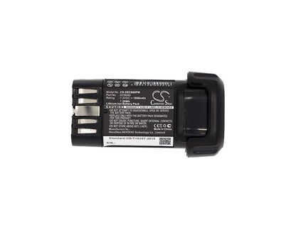 7.2V, 1000mAh, Li-ion Battery fits Dewalt, Dcb095, Dcf680, 7.2Wh