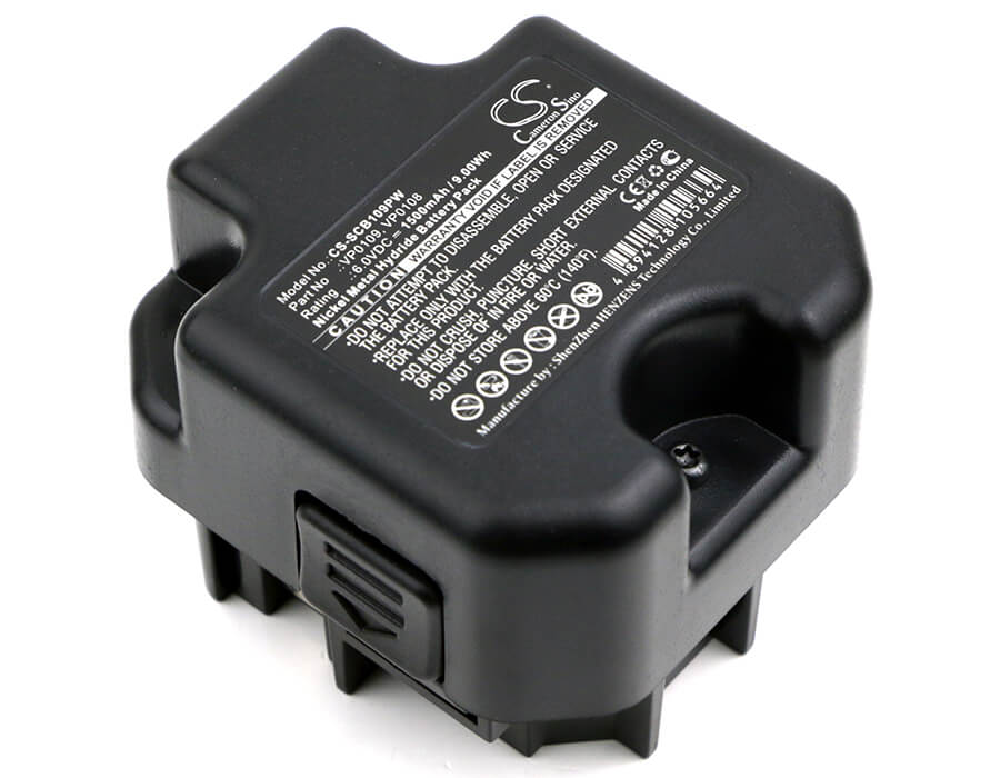 6.0V, 1500mAh, Ni-MH Battery fits Senco, Gt65da, Gt65rha, 9Wh
