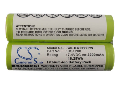 7.4V, 2200mAh, Li-ion Battery fits Bosch, Ags 7.2 Li, Piro, 16.28Wh