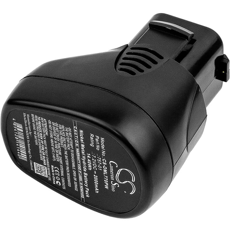 7.2V, 2000mAh, Ni-MH Battery fits Dremel, Multipro 7700-01, Multipro 7700-02, 14.4Wh