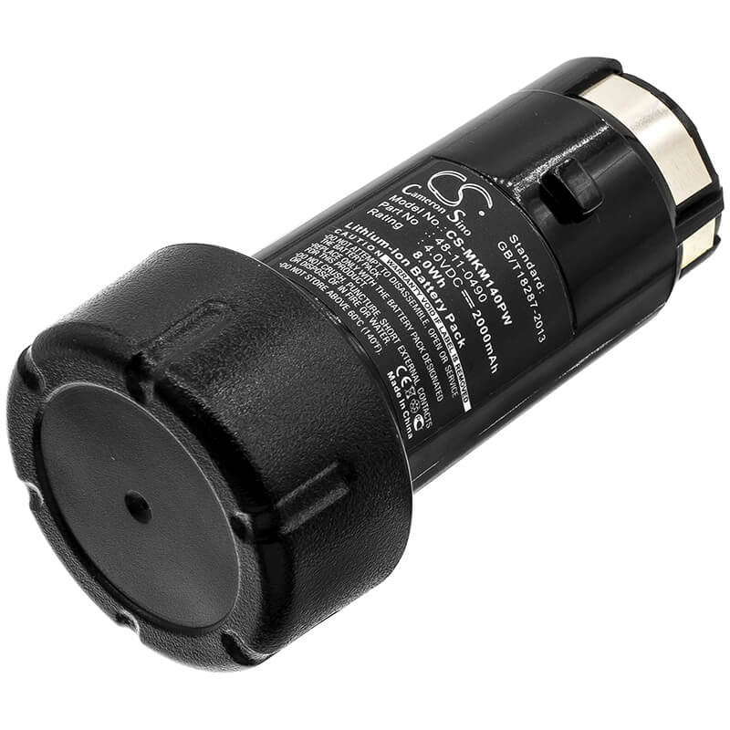 4.0V, 2000mAh, Li-ion Battery fits Milwaukee, 0490-20, 0490-22, 8Wh