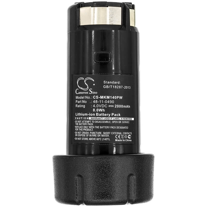 4.0V, 2000mAh, Li-ion Battery fits Milwaukee, 0490-20, 0490-22, 8Wh