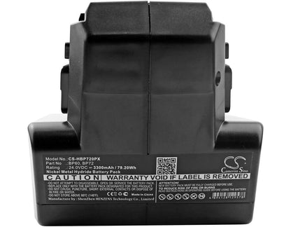 24.0V, 3300mAh, Ni-MH Battery fits Hilti, C 7/24, C 7/36, 79.2Wh