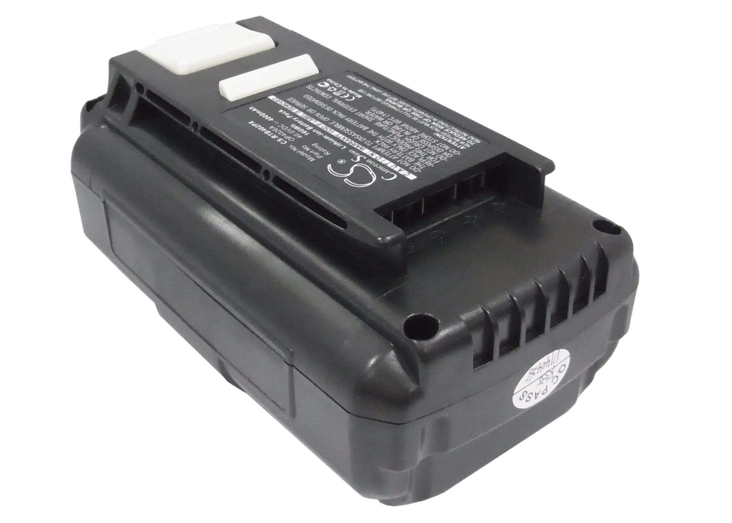 40.0V, 4000mAh, Li-ion Battery fits Ryobi, 40v 14 In Brushless Chain Saw, 40v 20 In Brushless, 160Wh