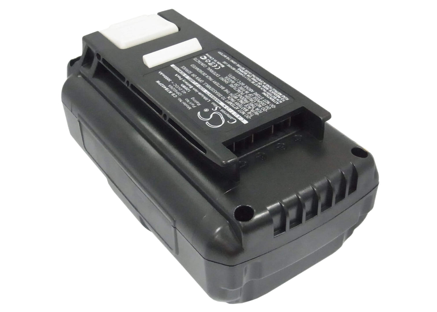 40.0V, 3000mAh, Li-ion Battery fits Ryobi, 40v 14 In Brushless Chain Saw, 40v 20 In Brushless, 120Wh